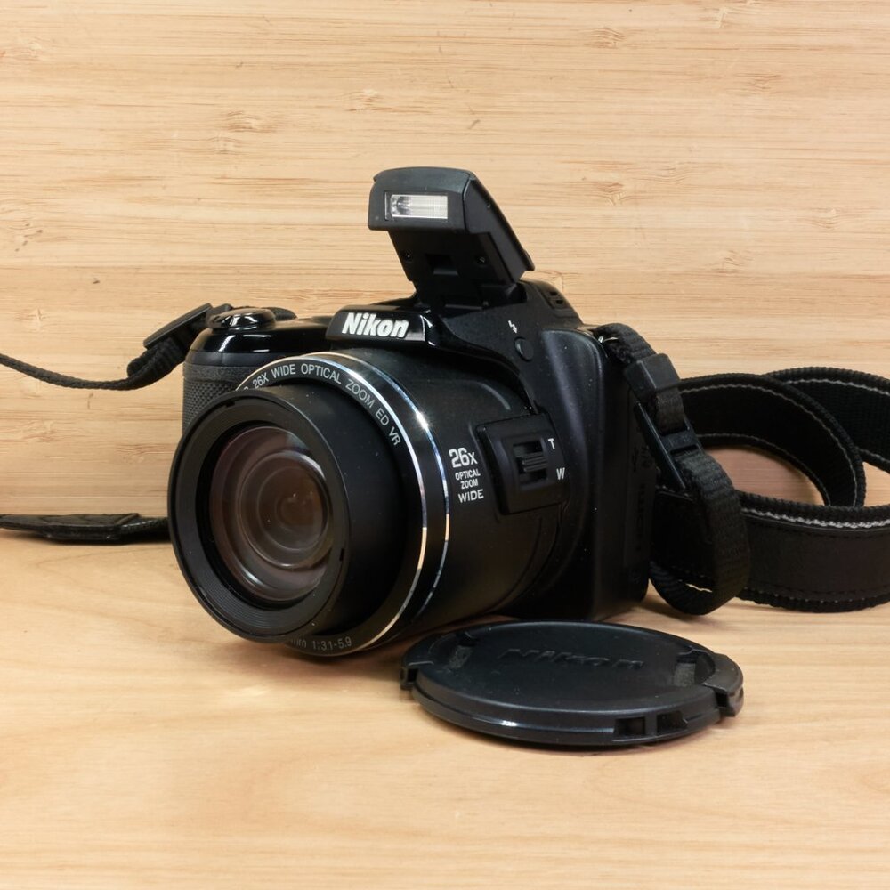 Nikon Coolpix L810 16.1 MP Digital Camera, with 26x Zoom Nikkor ED Glass Lens